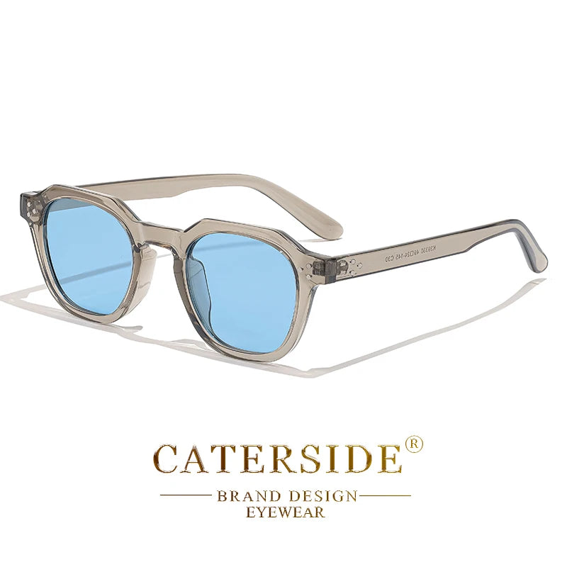 Retro Polarized Sunglasses for Men and Women with Ultralight TR90 Frame