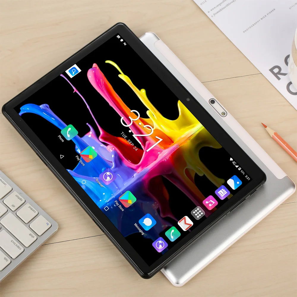 BDF S10 10.1-Inch Android Tablet - Dual SIM, Octa-Core, 4GB RAM