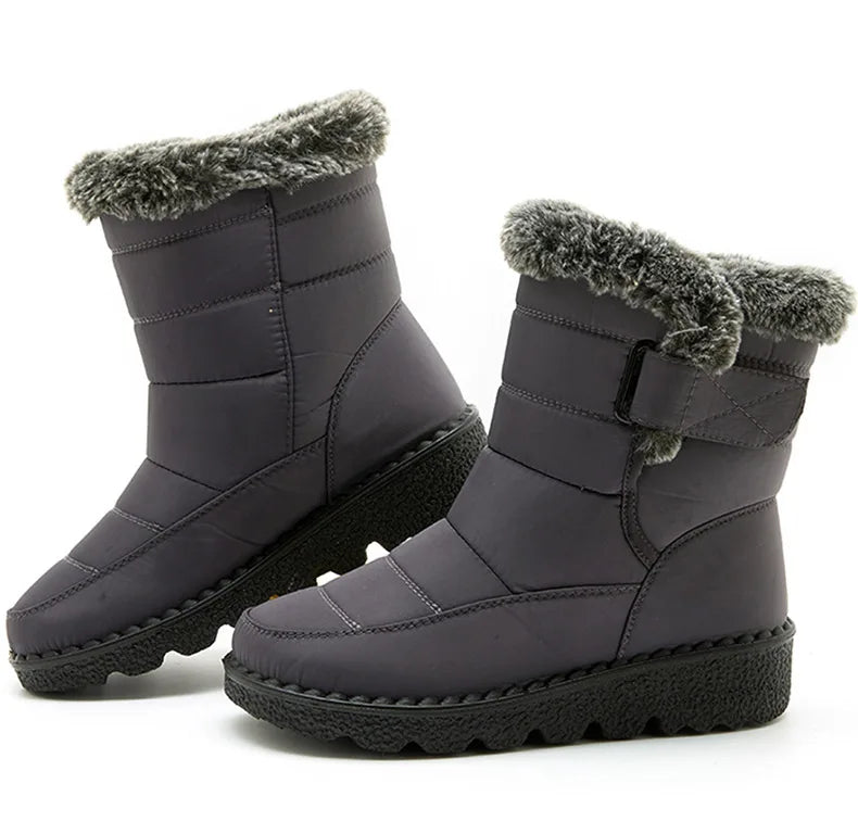 Stylish Women's Winter Boots - Waterproof, Warm