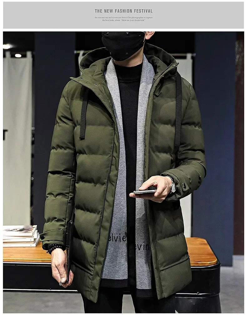 Winter Men’s Down Jacket Hooded