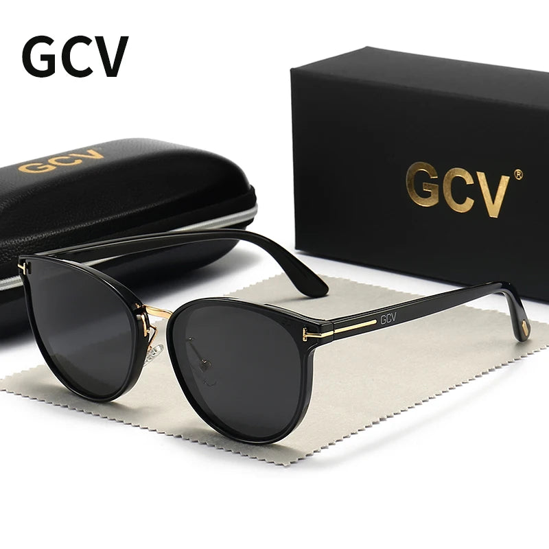 2025 Cat Eye Polarized Sunglasses for Women Ultralight Luxury Fashion Shades