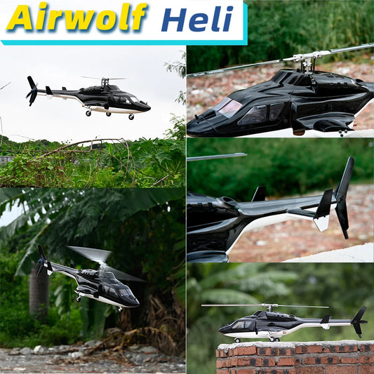 FLY WING Airwolf FW450 V2 6CH RC Helicopter RTF – GPS Flight Control
