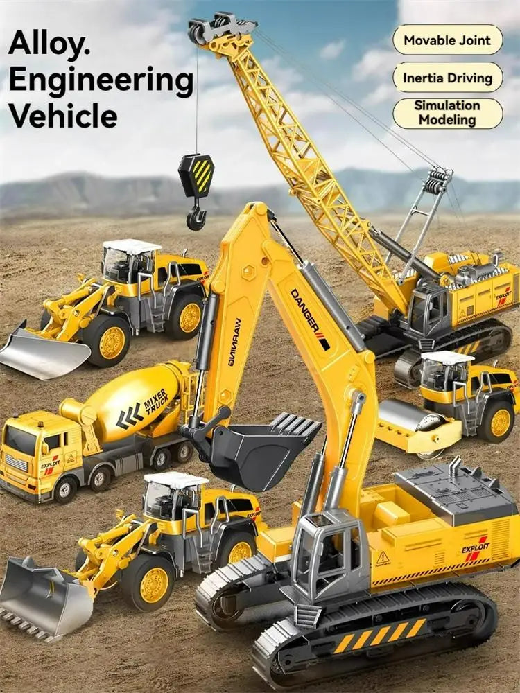 Diecast Truck Toy - Classic Construction Loader