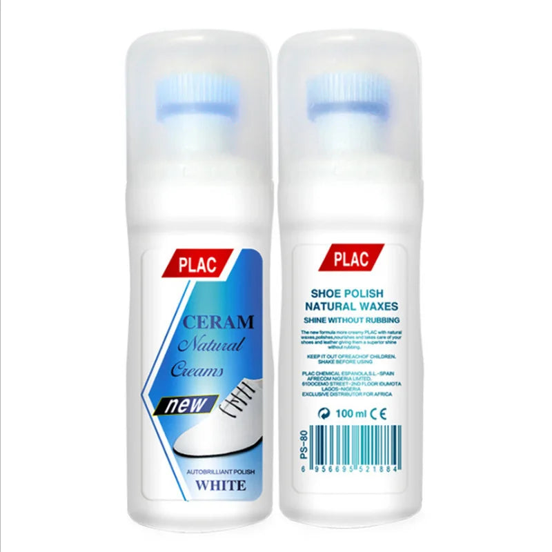 White Shoe Cleaner Foam for Stain Removal and Yellow Edge Whitening