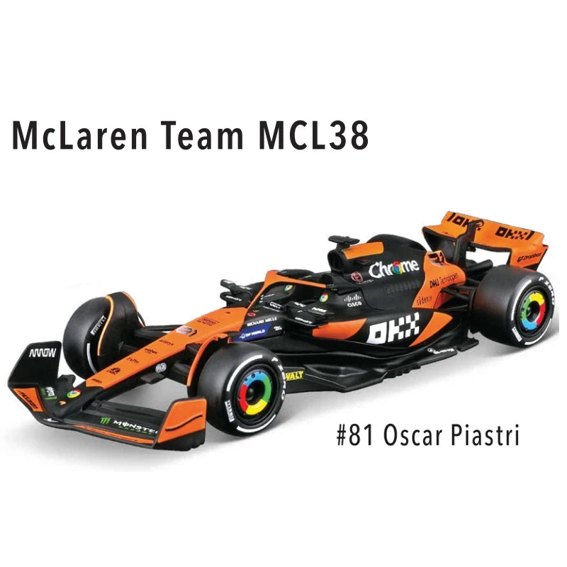 F1 Bburago 1:43 McLaren MCL38 Diecast Model– AMG W15 Miniature