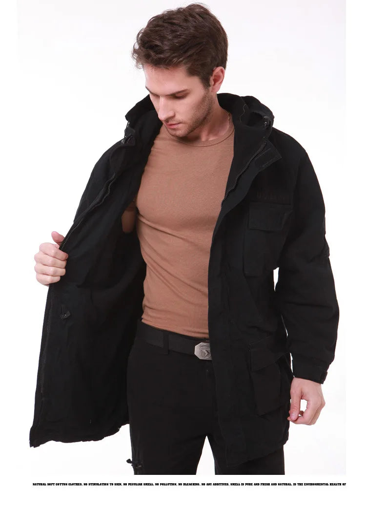 US Military Fleece Tactical Windbreaker Jacket