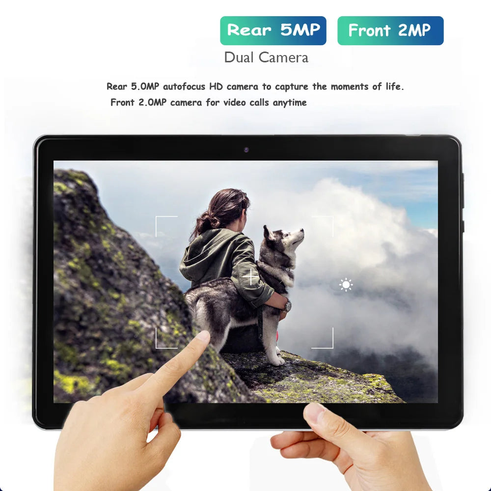 BDF S10 10.1-Inch Android Tablet - Dual SIM, Octa-Core, 4GB RAM