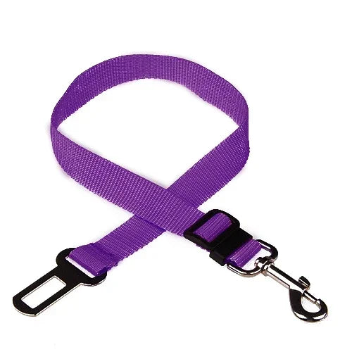 Adjustable Pet Car Seat Belt for Dogs and Cats – Safety Harness Clip