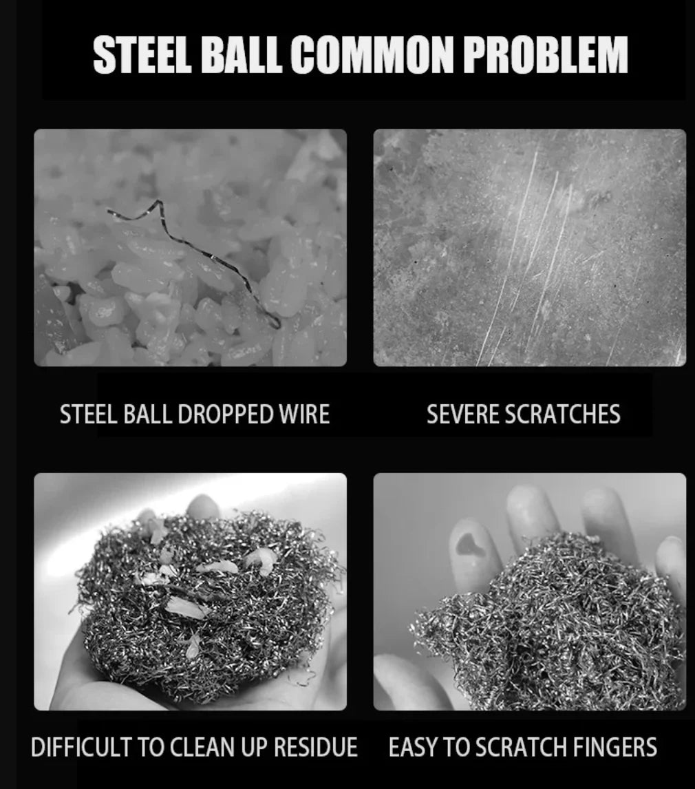 316 Stainless Steel Cast Iron Cleaner Chainmail Scrubber
