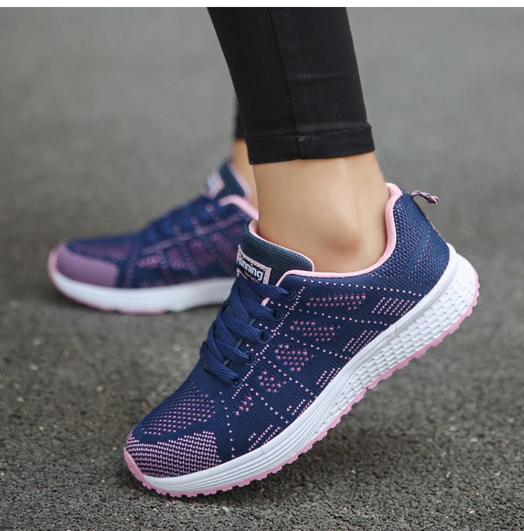 Stylish Women's Platform Sneakers – Breathable & Trendy