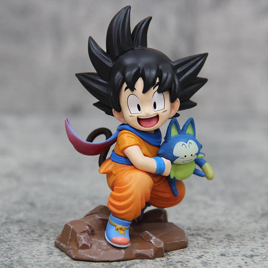 Childhood Goku & Puaru Kawaii Figurine