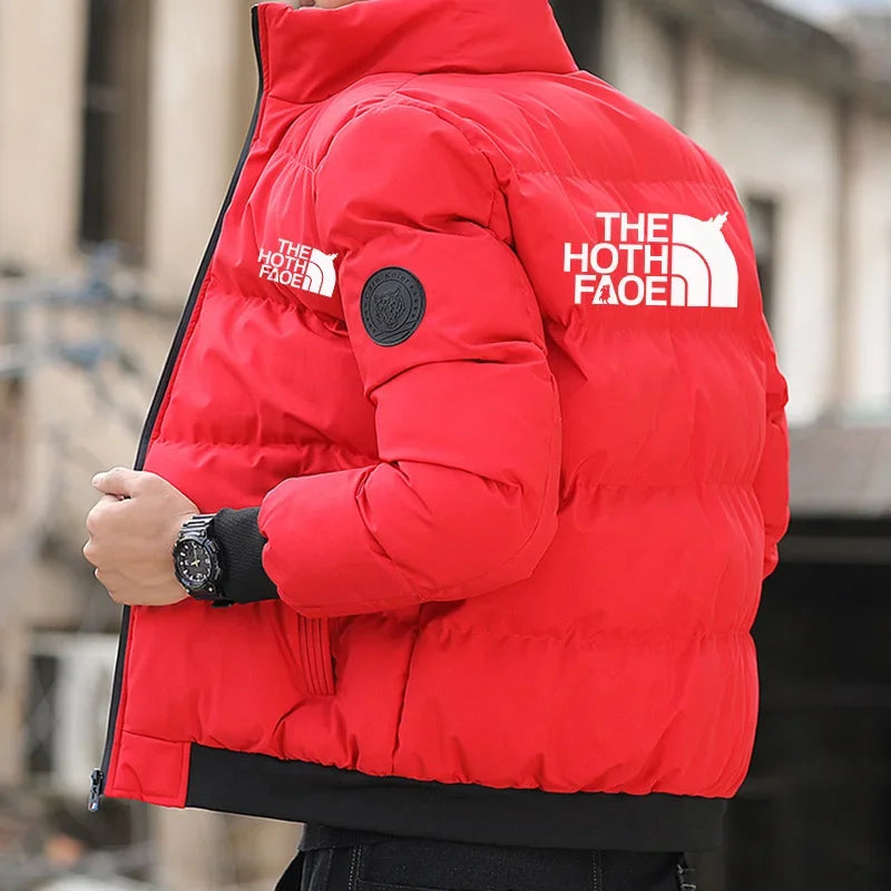 Padded Cotton Jacket with Tiger Head Logo