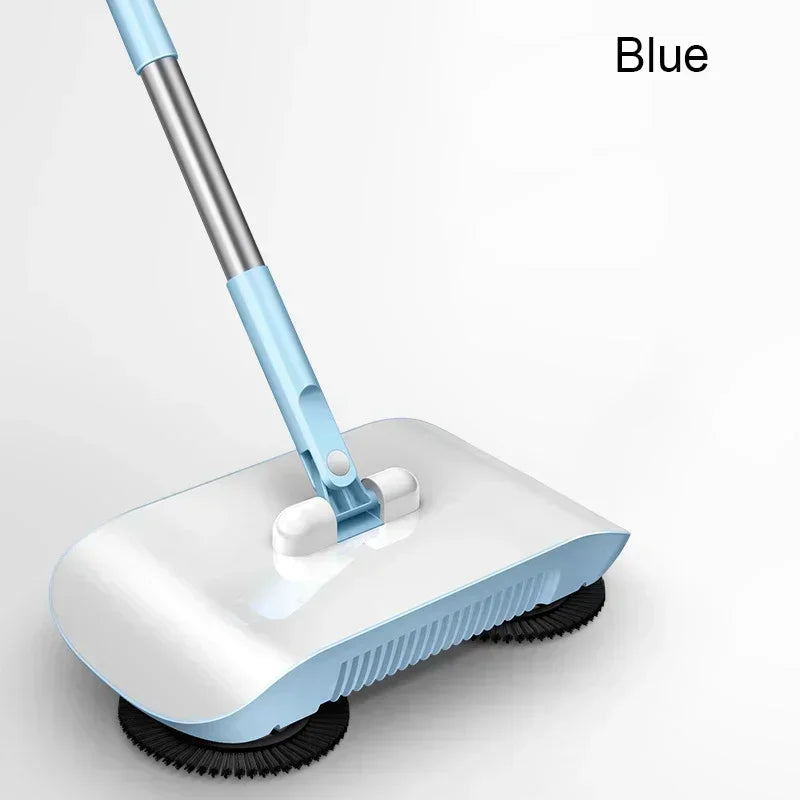 2-in-1 Broom and Mop Set with Dustpan for Home Floor Cleaning