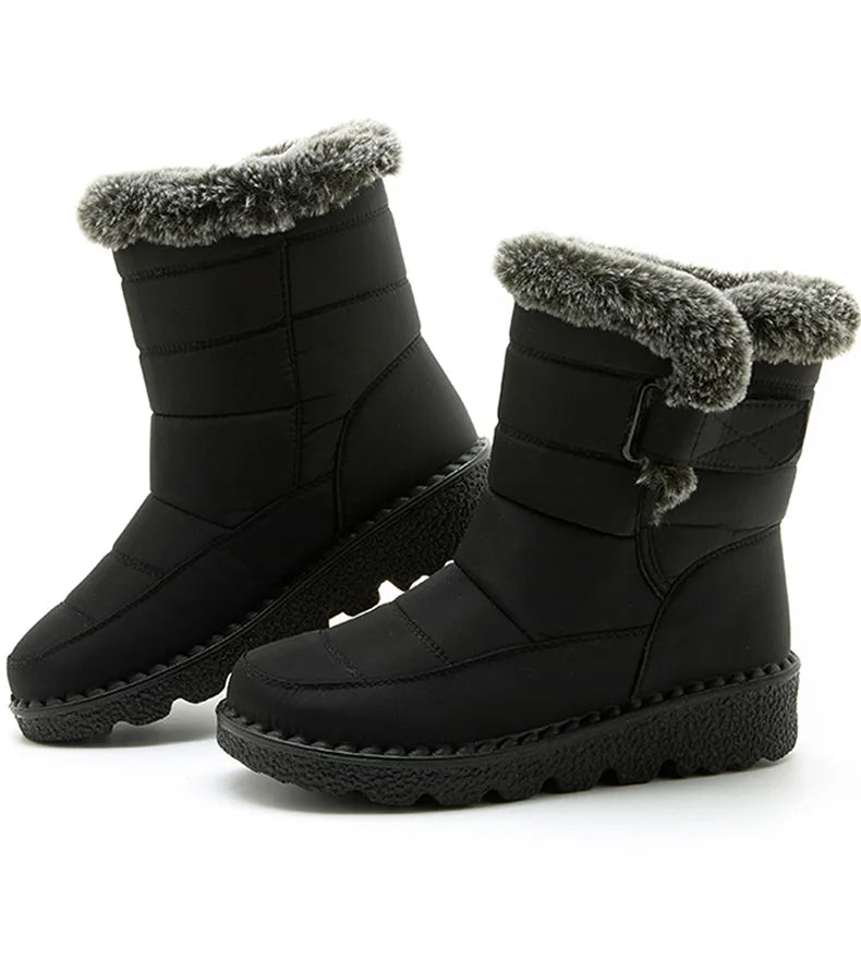 Stylish Women's Winter Boots - Waterproof, Warm