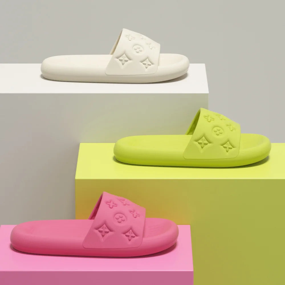 Unisex Summer Indoor EVA Slippers – Non-Slip Floor Flip Flops