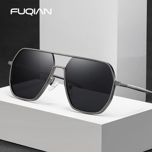 Luxury Photochromic Polarized Sunglasses for Men and Women UV400 Metal Frame