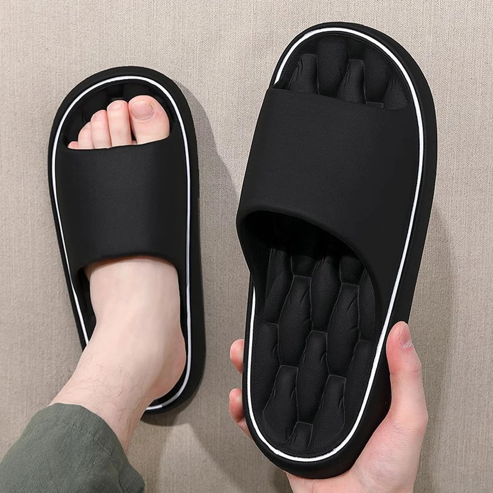 BASATU Cartoon Summer Slides – Soft Non-Slip Couple Slippers