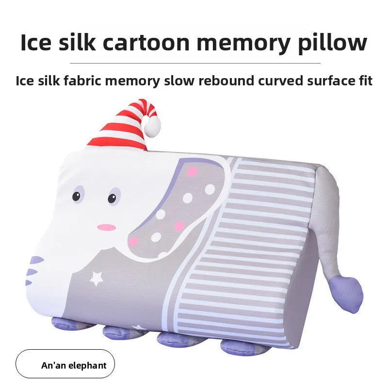 Kids Ice Silk Summer Pillow