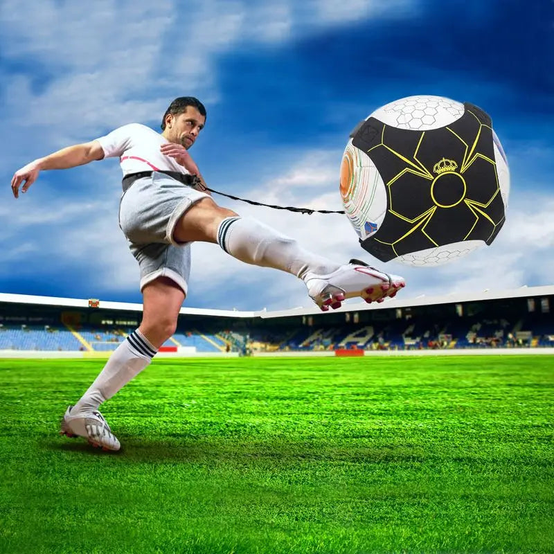 Solo Soccer Trainer Adjustable Kick & Control Training Belt