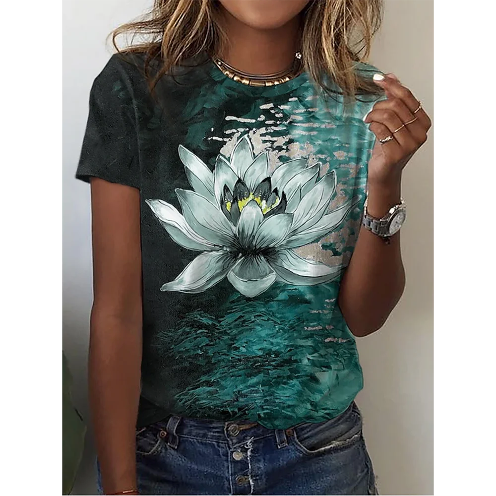 Oversized O-Neck Summer Fashion Top