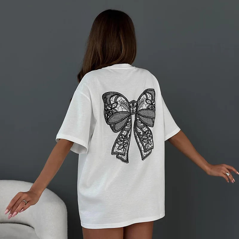 Women – O-Neck Korean Fashion Tee