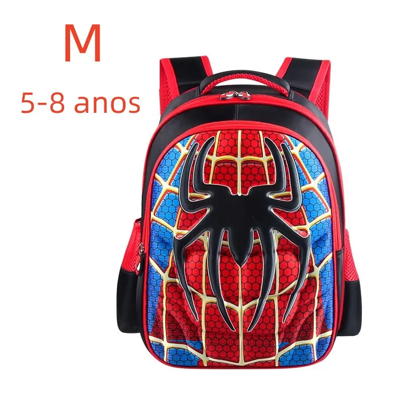 Spider King 3D Kids Backpack - Durable and Stylish Design
