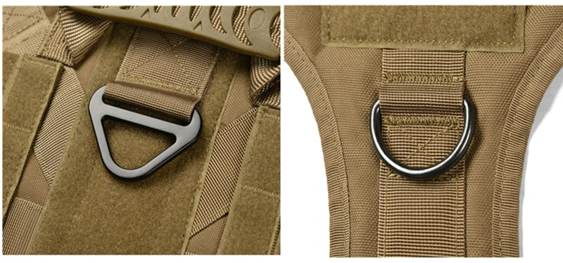 K9 Tactical Military Dog Vest and Leash Set