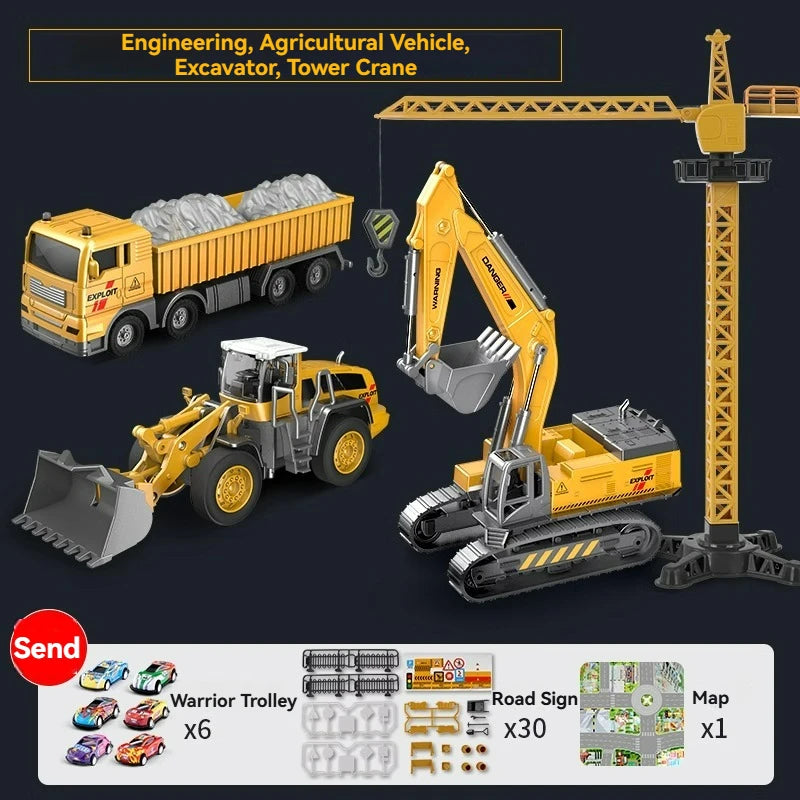 Diecast Truck Toy - Classic Construction Loader