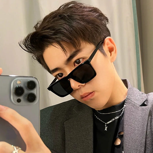 Unisex Designer Square Sunglasses