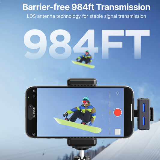 BOYA BOYALINK 3 Mini Wireless Lavalier Mic – Pro Audio for iPhone, Android & Camera