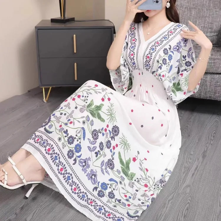 Women’s Vintage Summer Beach Dress