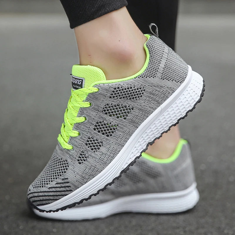 Stylish Women's Platform Sneakers – Breathable & Trendy