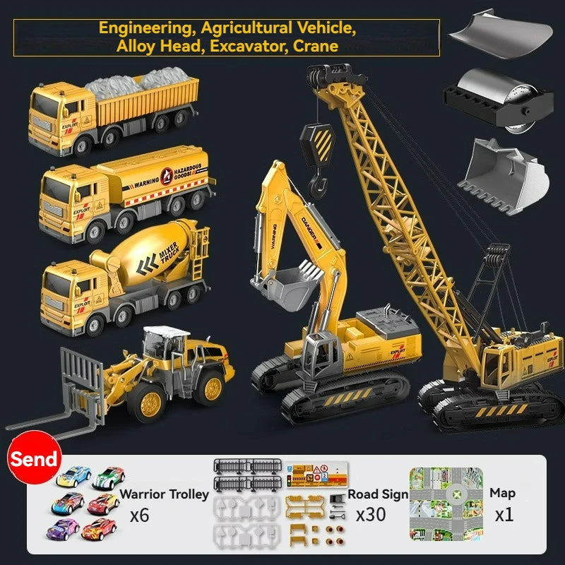 Diecast Truck Toy - Classic Construction Loader