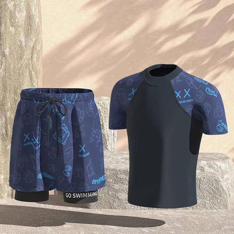 Men’s Quick Dry Swim Trunks with Liner for Beach & Poolwear