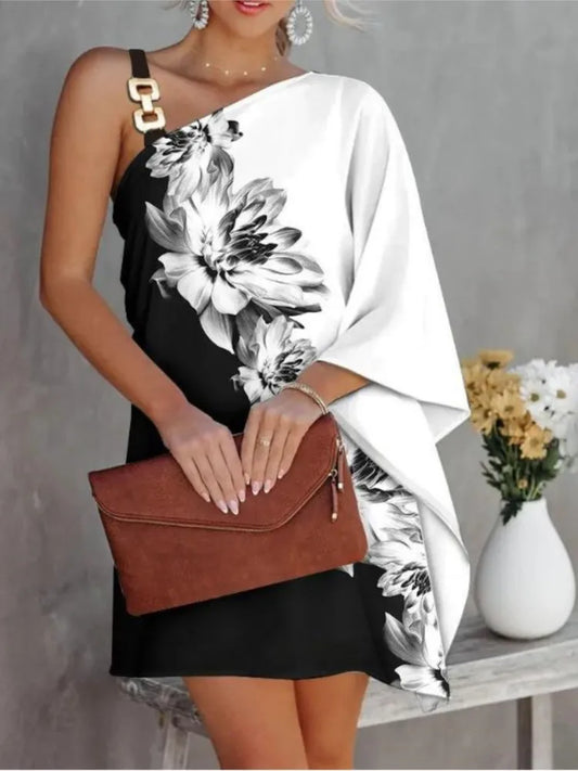 Elegant Summer Print Dress for Women