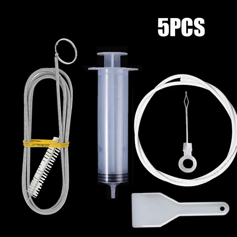 5/6 Set Refrigerator Drain Hole Cleaner Brush Tool for Clog Removal