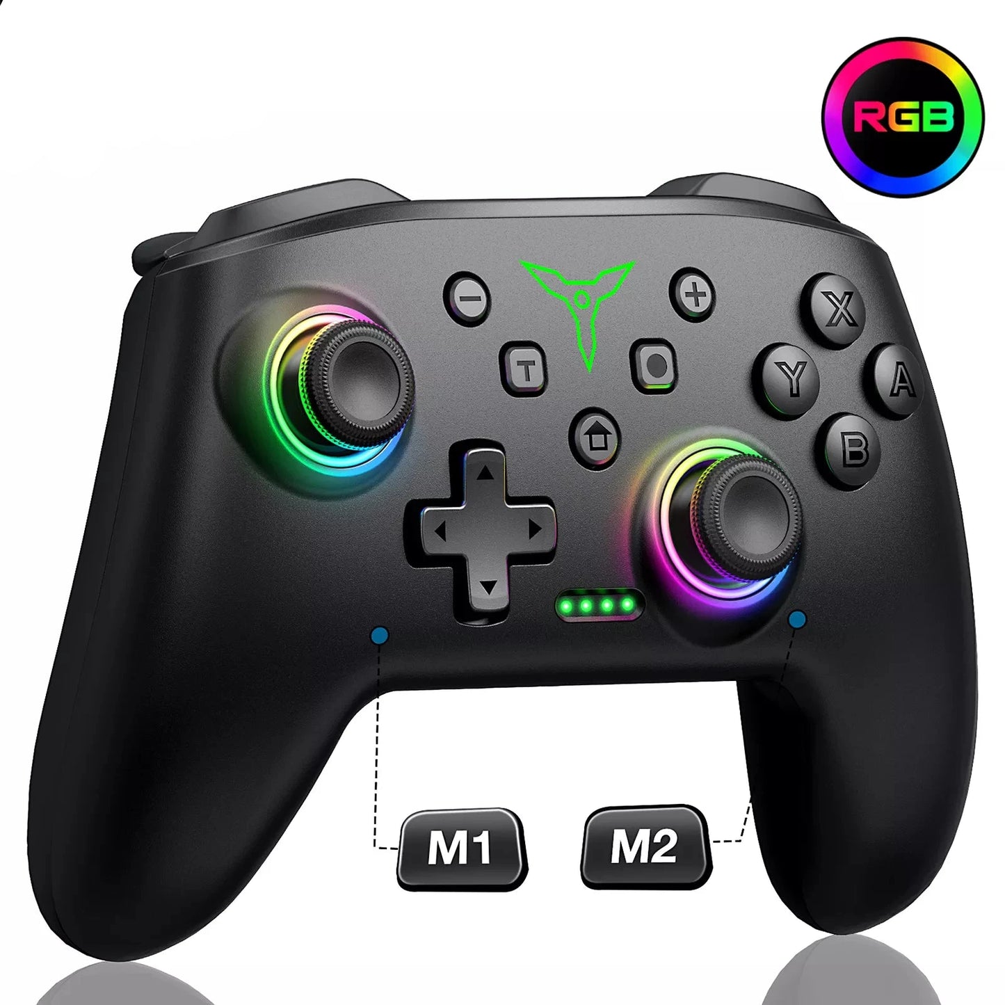 Dinofire Wireless Bluetooth RGB Game Controller