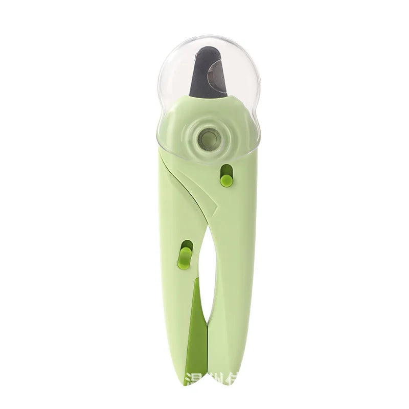 Pet Nail Clipper with LED Light for Dogs and Cats, Anti-Splash Design