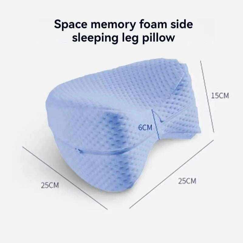 Heart-Shaped Memory Foam Leg Pillow for Side Sleepers