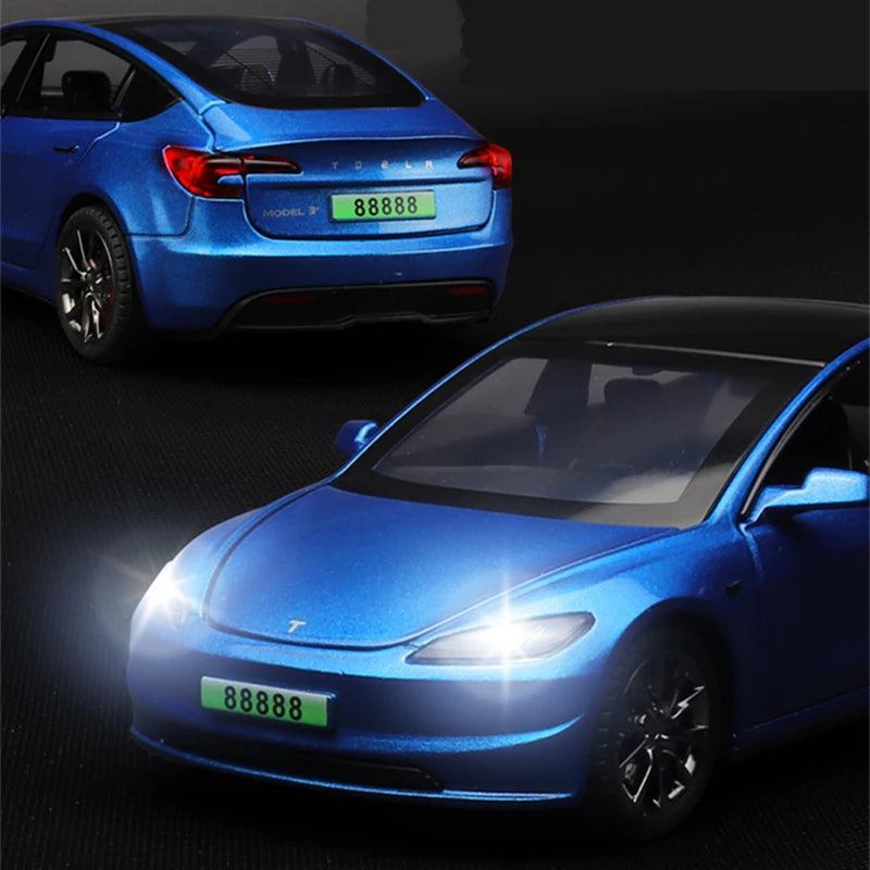 Model 3 Alloy Diecast Car - Sound & Light