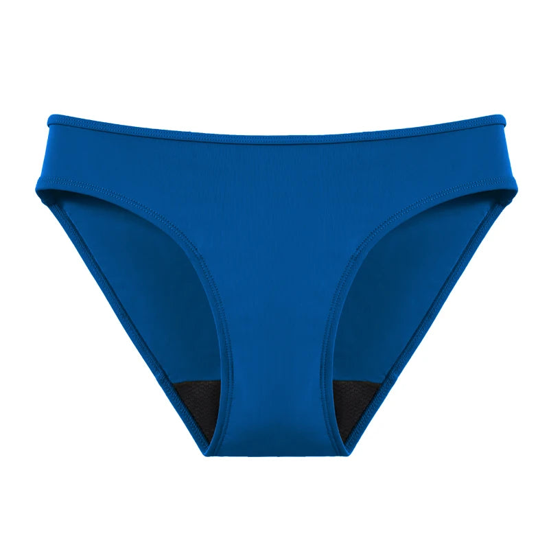 Women's Period Proof Swimwear Mid-Waist Bikini Leakproof Beach Bathing Suit