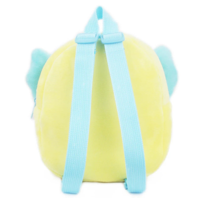 3D Cartoon Plush Kids School Backpack