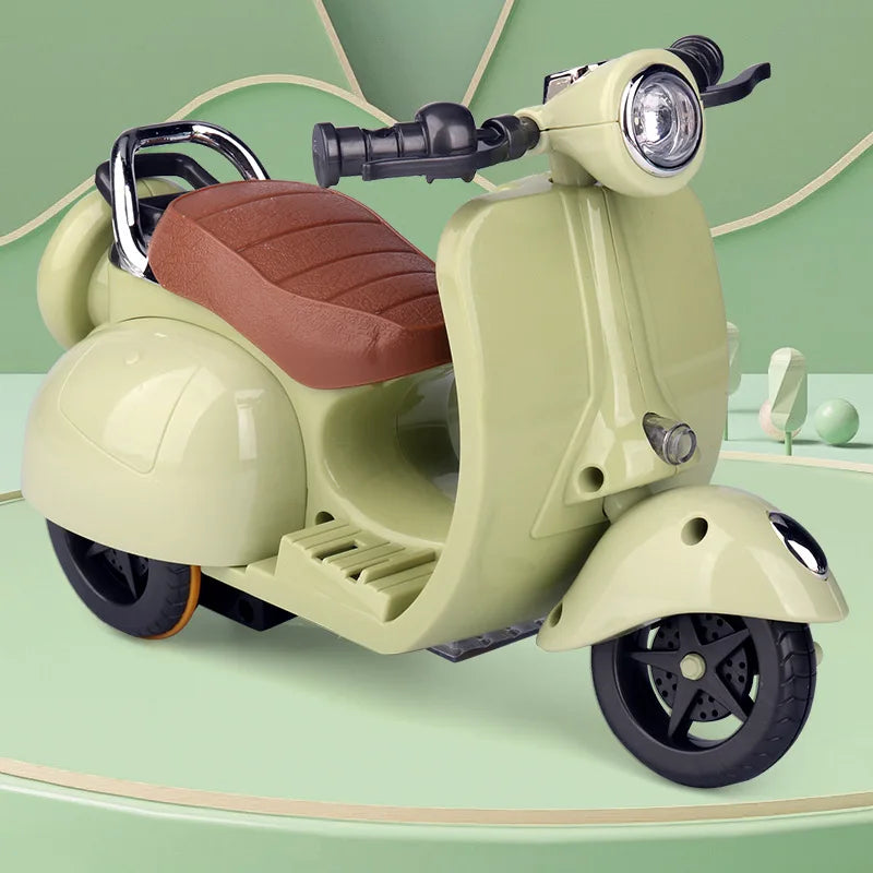 Labubu Mini Electric Motorcycle with Lights & Music – Doll Accessory Gift