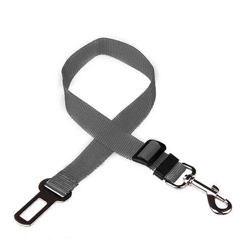 Adjustable Pet Car Seat Belt for Dogs and Cats – Safety Harness Clip