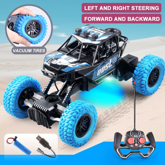 Colorful Flashing Lights Remote Control Car - Superior Deals