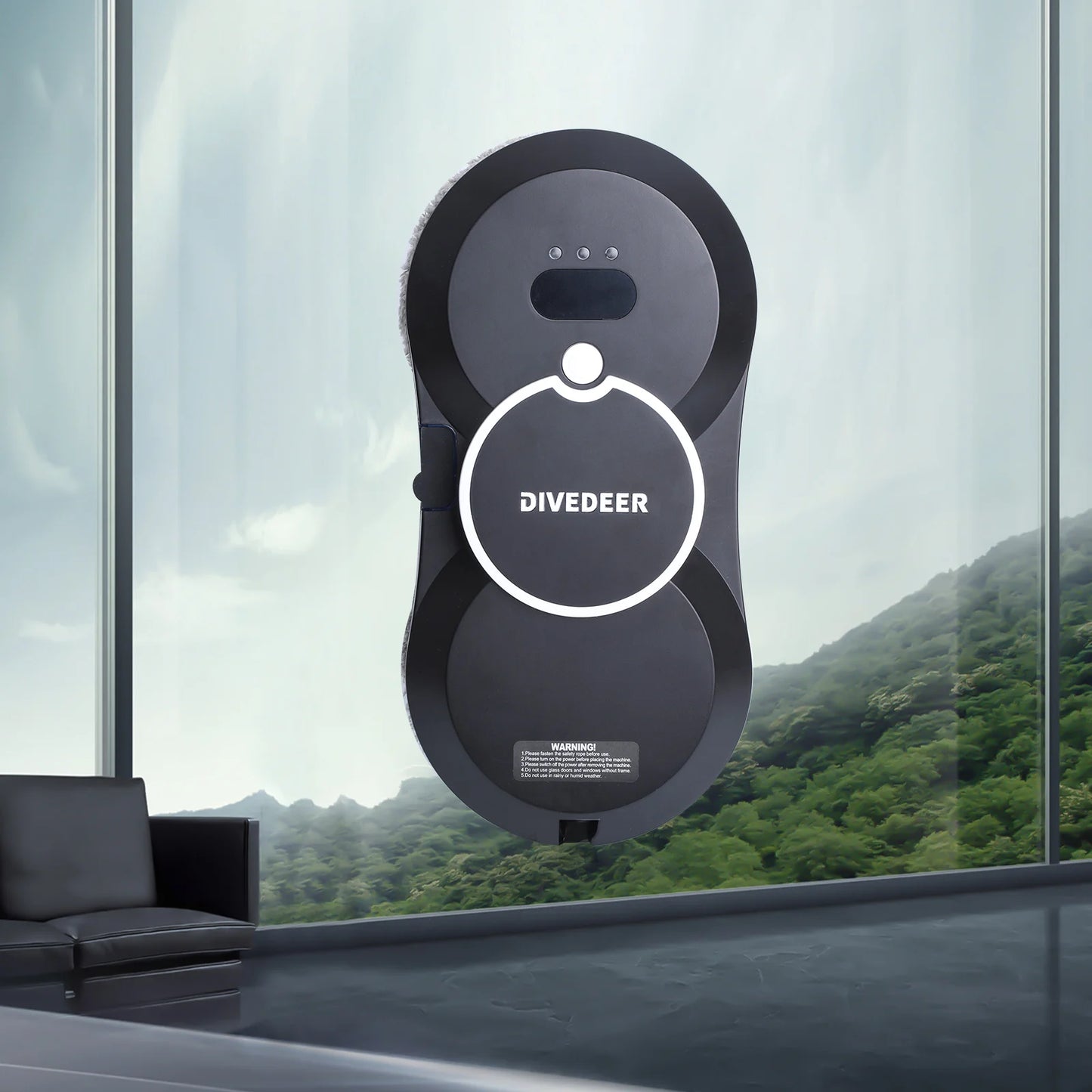 Automatic Window Cleaning Robot with Water Spray for High-Rise Glass
