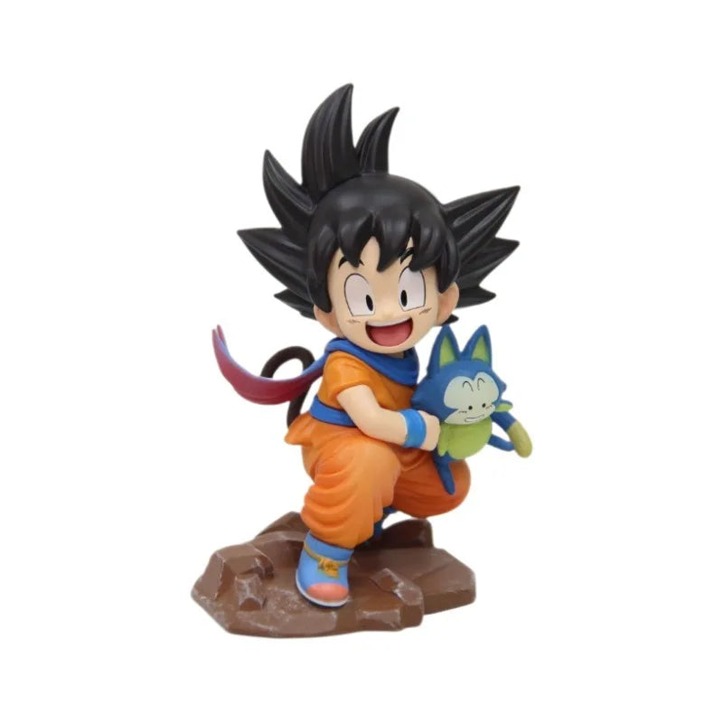 Childhood Goku & Puaru Kawaii Figurine