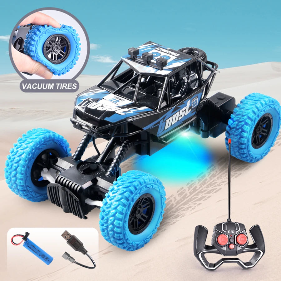 Colorful Flashing Lights Remote Control Car - Superior Deals