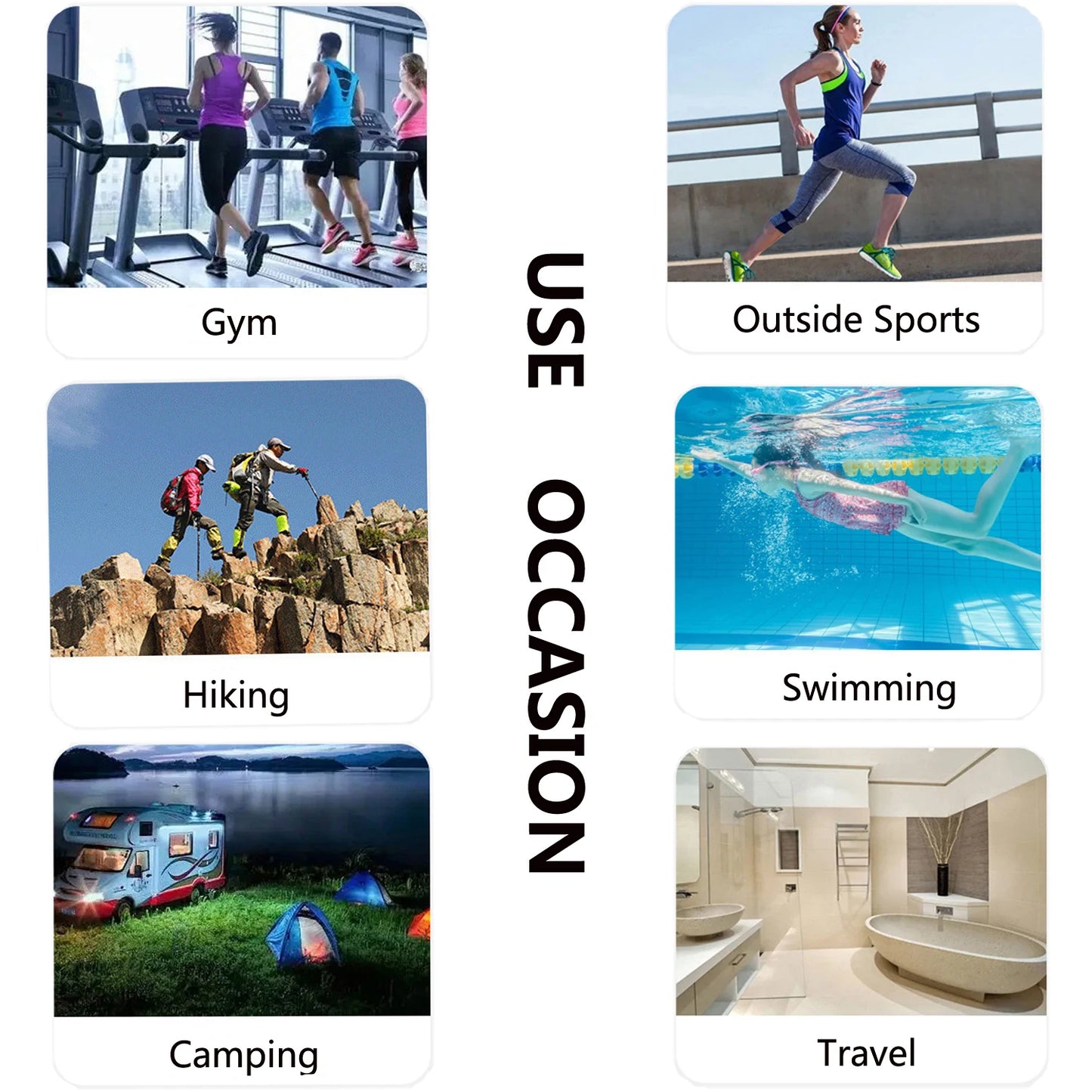 Quick-Dry Microfiber Travel Towel 40x80cm for Gym, Beach, and Camping