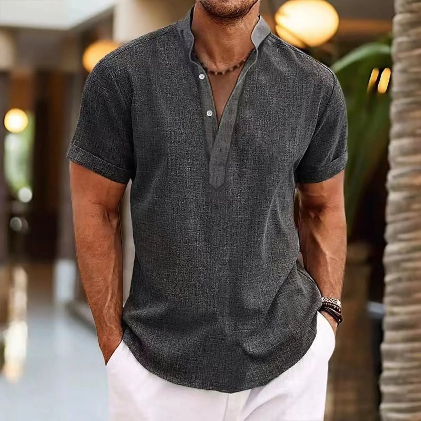 Henry Tie-Dye Vintage Men's Shirt